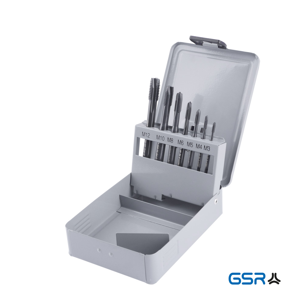 Maschinengewindebohrer-Set 7-tlg., M3–M12, Form B, HSS-E VAP